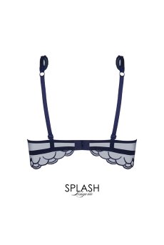 画像2: ACJ7473-BN｜Linge J73｜ハーフカップブラ ダークブルー｜Lise Charmel リズシャルメル【サイズ交換NG】【クーポン対象外】輸入下着・高級ランジェリー  (2)