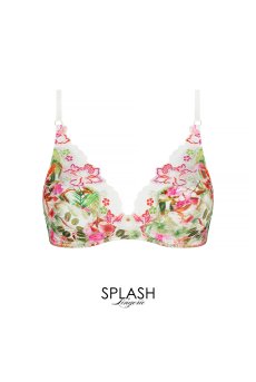 画像1: ACJ7486-EV｜Linge J86｜ハーフカップブラ プリント｜Lise Charmel リズシャルメル【サイズ交換NG】【クーポン対象外】輸入下着・高級ランジェリー  (1)