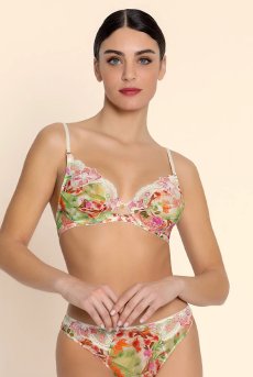 画像3: ACJ7486-EV｜Linge J86｜ハーフカップブラ プリント｜Lise Charmel リズシャルメル【サイズ交換NG】【クーポン対象外】輸入下着・高級ランジェリー  (3)