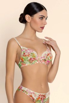 画像4: ACJ7486-EV｜Linge J86｜ハーフカップブラ プリント｜Lise Charmel リズシャルメル【サイズ交換NG】【クーポン対象外】輸入下着・高級ランジェリー  (4)