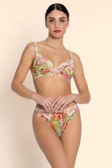 画像9: ACJ7486-EV｜Linge J86｜ハーフカップブラ プリント｜Lise Charmel リズシャルメル【サイズ交換NG】【クーポン対象外】輸入下着・高級ランジェリー  (9)