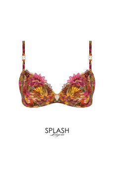 画像1: ACJ8537-FE｜Linge J37｜モールドカップ プリント｜Lise Charmel リズシャルメル【サイズ交換NG】【クーポン対象外】輸入下着・高級ランジェリー  (1)