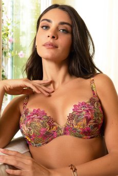 画像11: ACJ8537-FE｜Linge J37｜モールドカップ プリント｜Lise Charmel リズシャルメル【サイズ交換NG】【クーポン対象外】輸入下着・高級ランジェリー  (11)