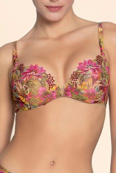 画像6: ACJ8537-FE｜Linge J37｜モールドカップ プリント｜Lise Charmel リズシャルメル【サイズ交換NG】【クーポン対象外】輸入下着・高級ランジェリー  (6)