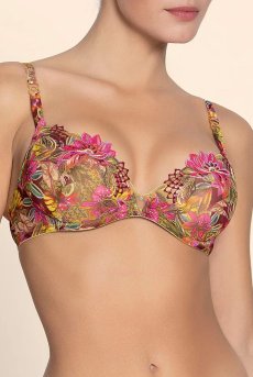 画像8: ACJ8537-FE｜Linge J37｜モールドカップ プリント｜Lise Charmel リズシャルメル【サイズ交換NG】【クーポン対象外】輸入下着・高級ランジェリー  (8)