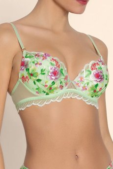 画像7: ACJ8539-NL｜Linge J39｜モールドカップ グリーン｜Lise Charmel リズシャルメル【サイズ交換NG】【クーポン対象外】輸入下着・高級ランジェリー  (7)