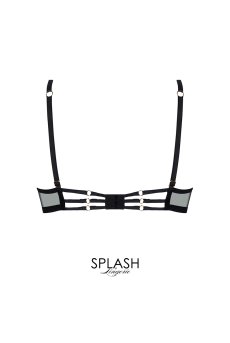 画像2: ACJ8549-OR｜Linge J49｜モールドカップ レッド/ブラック｜Lise Charmel リズシャルメル【サイズ交換NG】【クーポン対象外】輸入下着・高級ランジェリー  (2)