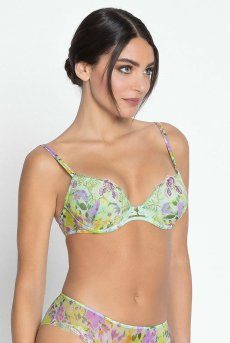 画像5: ACJ8553-SL｜Linge J53｜モールドカップブラ プリント｜Lise Charmel リズシャルメル【サイズ交換NG】【クーポン対象外】輸入下着・高級ランジェリー  (5)