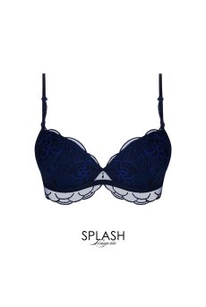 画像1: ACJ8573-BN｜Linge J73｜モールドカップ ダークブルー｜Lise Charmel リズシャルメル【サイズ交換NG】【クーポン対象外】輸入下着・高級ランジェリー  (1)