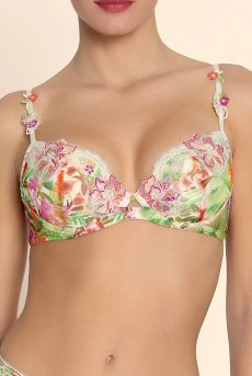 画像6: ACJ8586-EV｜Linge J86｜モールドカップ プリント｜Lise Charmel リズシャルメル【サイズ交換NG】【クーポン対象外】輸入下着・高級ランジェリー  (6)