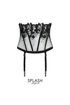 画像1: ACM4805-NA｜Linge M05｜ニッパーガーター ブラック｜Lise Charmel リズシャルメル【サイズ交換NG】【メール便対象】【クーポン対象外】輸入下着・高級ランジェリー  (1)
