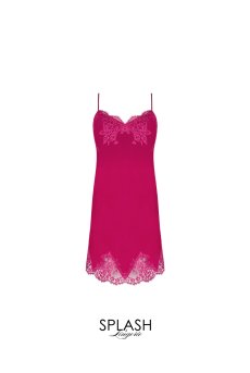画像1: ALC1080-SA｜Linge C80｜スリップ シルク混 ラズベリー｜Lise Charmel リズシャルメル【サイズ交換NG】【クーポン対象外】輸入下着・高級ランジェリー  (1)