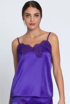 画像5: ALC4280-OB｜Linge C80｜キャミソール シルク混 バイオレット｜Lise Charmel リズシャルメル【サイズ交換NG・クーポン割引対象外】 輸入下着・高級ランジェリー  (5)