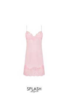 画像1: ALH1315-DA｜Linge H15｜スリップ シルク混 ピンク｜Lise Charmel リズシャルメル【サイズ交換NG】【クーポン対象外】輸入下着・高級ランジェリー  (1)