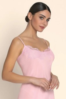 画像5: ALH1315-DA｜Linge H15｜スリップ シルク混 ピンク｜Lise Charmel リズシャルメル【サイズ交換NG】【クーポン対象外】輸入下着・高級ランジェリー  (5)