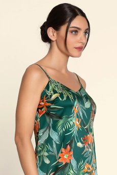 画像5: ALJ1091-NR｜Linge J91｜スリップ シルク混 グリーン｜Lise Charmel リズシャルメル【サイズ交換NG】【クーポン対象外】輸入下着・高級ランジェリー  (5)