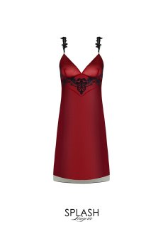 画像1: ALJ1249-OR｜Linge J49｜スリップ レッド/ブラック｜Lise Charmel リズシャルメル【サイズ交換NG】【クーポン対象外】輸入下着・高級ランジェリー  (1)