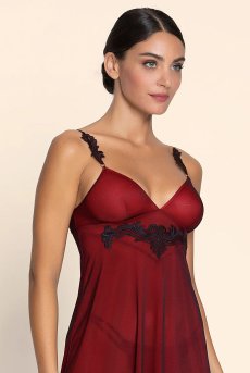 画像5: ALJ1249-OR｜Linge J49｜スリップ レッド/ブラック｜Lise Charmel リズシャルメル【サイズ交換NG】【クーポン対象外】輸入下着・高級ランジェリー  (5)