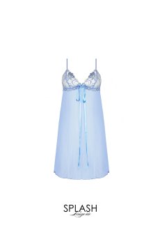 画像1: ALJ1294-NL｜Linge J94｜スリップ ブルー｜Lise Charmel リズシャルメル【サイズ交換NG】【クーポン対象外】輸入下着・高級ランジェリー  (1)