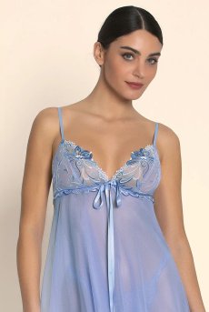 画像3: ALJ1294-NL｜Linge J94｜スリップ ブルー｜Lise Charmel リズシャルメル【サイズ交換NG】【クーポン対象外】輸入下着・高級ランジェリー  (3)