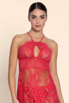 画像3: ALJ1735-GV｜Linge J35｜ベビードール ガーネット｜Lise Charmel リズシャルメル【サイズ交換NG】【クーポン対象外】輸入下着・高級ランジェリー  (3)