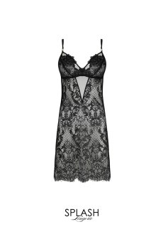 画像1: ALJ1775-NO｜Linge J75｜ベビードール ブラック｜Lise Charmel リズシャルメル【サイズ交換NG】【クーポン対象外】輸入下着・高級ランジェリー  (1)