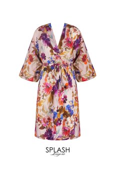 画像1: ALJ2027-RH｜Linge J27｜ガウン プリント｜Lise Charmel リズシャルメル【サイズ交換NG】【クーポン対象外】輸入下着・高級ランジェリー  (1)