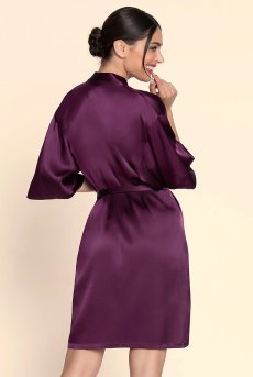 画像8: ALJ2028-OA｜Linge J28｜キモノガウン シルク混 プラム｜Lise Charmel リズシャルメル【サイズ交換NG】【クーポン対象外】輸入下着・高級ランジェリー  (8)
