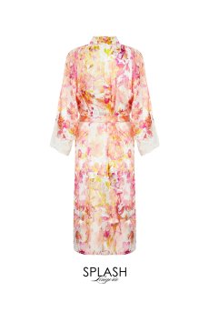 画像2: ALJ2031-FL｜Linge J31｜ガウン シルク混 アイボリー｜Lise Charmel リズシャルメル【サイズ交換NG】  輸入下着・高級ランジェリー  (2)