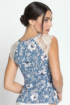 画像4: ALJ4104-CI｜Linge J04｜袖なしトップス マリン｜Lise Charmel リズシャルメル【サイズ交換NG】【クーポン対象外】輸入下着・高級ランジェリー  (4)