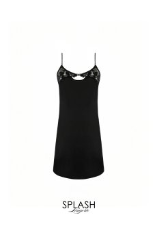 画像1: ALM1205-NA｜Linge M05｜スリップ シルク混 ブラック｜Lise Charmel リズシャルメル【サイズ交換NG】【クーポン対象外】輸入下着・高級ランジェリー  (1)