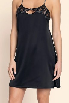 画像7: ALM1205-NA｜Linge M05｜スリップ シルク混 ブラック｜Lise Charmel リズシャルメル【サイズ交換NG】【クーポン対象外】輸入下着・高級ランジェリー  (7)