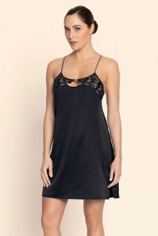 画像10: ALM1205-NA｜Linge M05｜スリップ シルク混 ブラック｜Lise Charmel リズシャルメル【サイズ交換NG】【クーポン対象外】輸入下着・高級ランジェリー  (10)