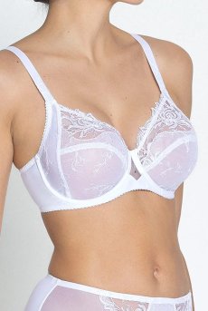 画像7: BCH6172-BL｜Linge H72｜フルカップブラ 脇補強タイプ ホワイト｜Lise Charmel リズシャルメル【サイズ交換NG】【クーポン対象外】輸入下着・高級ランジェリー  (7)