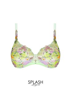 画像1: BCJ6153-SL｜Linge J53｜フルカップブラ 脇補強タイプ プリント｜Lise Charmel リズシャルメル【サイズ交換NG】【クーポン対象外】輸入下着・高級ランジェリー  (1)