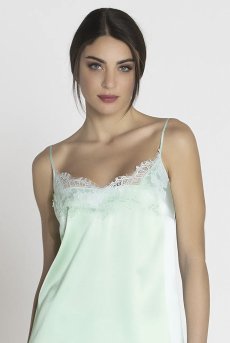 画像3: ALH1059-JA | Ligne H59 | スリップドレス・シルク混・グリーン | Lise charmel リズシャルメル【サイズ交換NG・クーポン割引対象外】リズシャルメル Lise charmel 輸入下着・高級ランジェリー   (3)