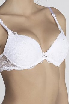 画像8: ACH8574-BL | Ligne H74 | モールドカップブラ・オフホワイト | Lise charmel リズシャルメル【サイズ交換NG・クーポン割引対象外】輸入下着・高級ランジェリー   (8)