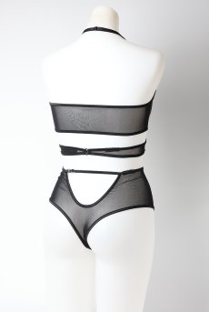 画像7: 【サンプル特別価格】Melody|ブラレット&ハイウエストショーツセット・ノンパテッドブラ・ホルターネック・シースルー|ギフトBOX入り|未発表モデル・サンプル・見本品|LA MUSA ラミューザ【即日発送・サイズ交換NG】輸入下着・ 高級ランジェリー   (7)