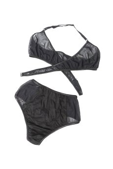 画像8: 【サンプル特別価格】Melody|ブラレット&ハイウエストショーツセット・ノンパテッドブラ・ホルターネック・シースルー|ギフトBOX入り|未発表モデル・サンプル・見本品|LA MUSA ラミューザ【即日発送・サイズ交換NG】輸入下着・ 高級ランジェリー   (8)