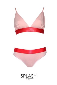 画像1: 【サンプル特別価格】Candy New light|ブラレット&ショーツセット・ノンパテッドブラ・コットン|ギフトBOX入り|未発表モデル・サンプル・見本品|LA MUSA ラミューザ【即日発送・サイズ交換NG】輸入下着・ 高級ランジェリー   (1)