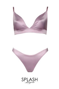 画像1: 【サンプル特別価格】Lavender|ブラレット&ショーツセット・ノンパテッドブラ|ギフトBOX入り|未発表モデル・サンプル・見本品|LA MUSA ラミューザ【即日発送・サイズ交換NG】輸入下着・ 高級ランジェリー   (1)