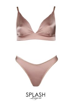 画像1: 【サンプル特別価格】Capuccino|ブラレット&ショーツセット・ノンパテッドブラ|ギフトBOX入り|未発表モデル・サンプル・見本品|LA MUSA ラミューザ【即日発送・サイズ交換NG】輸入下着・ 高級ランジェリー   (1)