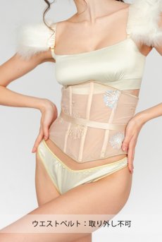 画像4: 【サンプル特別価格】Lemon Ice Corset|コルセット・シースルー|ギフトBOX入り|ボタニカル刺繍・未発表モデル・サンプル・見本品|LA MUSA ラミューザ【即日発送・サイズ交換NG】輸入下着・ 高級ランジェリー   (4)