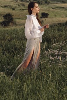 画像5: 【サンプル特別価格】Silver Mist|ハイスリットパンツ・ボトムス・サイドファスナー|ギフトBOX入り|未発表モデル・サンプル・見本品|LA MUSA ラミューザ【即日発送・サイズ交換NG】輸入下着・ 高級ランジェリー   (5)