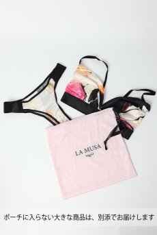 画像3: 【サンプル特別価格】Rose Muse Lingerie Pouch|ランジェリーポーチ・巾着|ギフトBOX入り|LA MUSAアイコンプリント・未発表モデル・サンプル・見本品|LA MUSA ラミューザ【即日発送・サイズ交換NG】輸入下着・ 高級ランジェリー   (3)