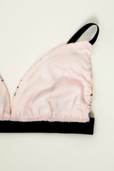 画像18: 在庫限り｜ART-Tattoo  | ブラレット＆ショーツセット・ノンパテッドブラ・ヌードピンク・LA MUSAアイコンプリント・シルク混 | LA MUSA ラミューザ【サイズ交換NG】ラミューザ LA MUSA 輸入下着・ 高級ランジェリー  （在庫限り） (18)