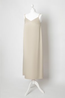 画像5: Angel-Slip-Dress-Long  | ロングドレス・ベージュ・シルク混・2way・取り替えOKな羽ストラップ付き | LA MUSA ラミューザ| ラミューザ LA MUSA 輸入下着・ 高級ランジェリー   (5)