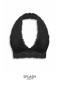 画像2: 【先行予約】10％OFF｜L402｜総レースブラレット（ホルターネック・パッドなし・裏地付き）｜Lace Shop｜インポートランジェリー【サイズ交換OK・メール便対象】輸入下着・ランジェリー (2)
