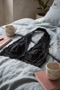 画像11: 【先行予約】10％OFF｜L402｜総レースブラレット（ホルターネック・パッドなし・裏地付き）｜Lace Shop｜インポートランジェリー【サイズ交換OK・メール便対象】輸入下着・ランジェリー (11)
