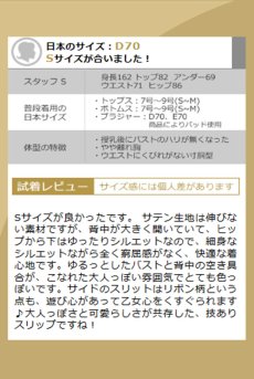 画像12: 【先行予約 10%OFF】L408-CHE-WH｜艶サテンのロングスリップドレス（ホワイト）｜Lace Shop｜インポートランジェリー輸入下着・ランジェリー (12)